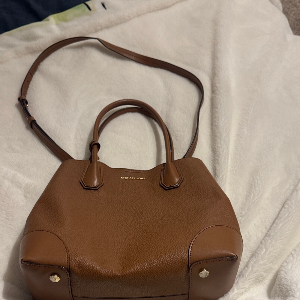 Michael Kors Tan Leather Satchel